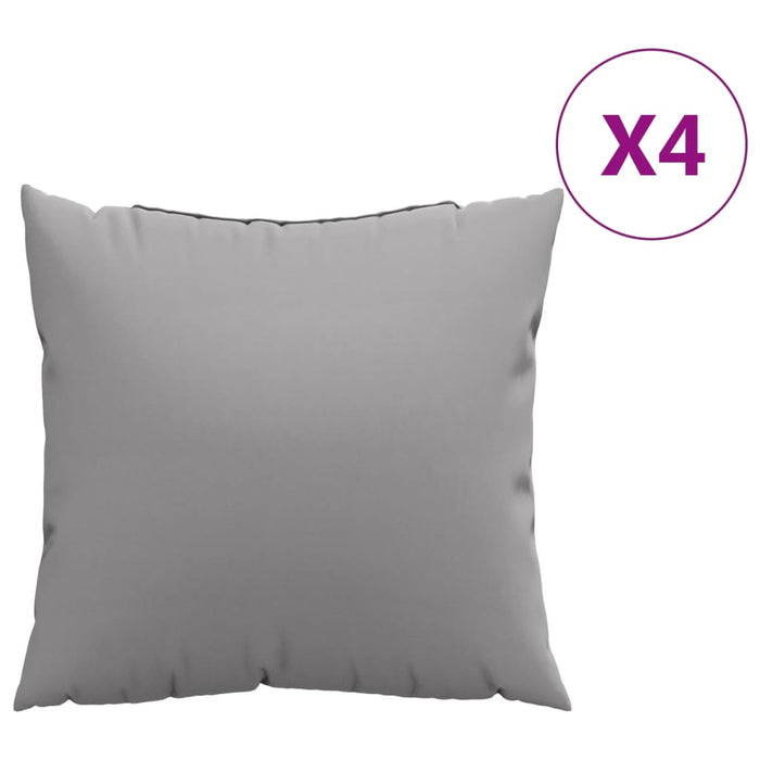 Perne de canapea, 4 buc., gri, 40x40 cm, textil - WALTI WALTI