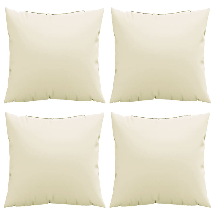 Perne de canapea, 4 buc., crem, 40x40 cm, textil - WALTI WALTI