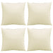 Perne de canapea, 4 buc., crem, 40x40 cm, textil - WALTI WALTI