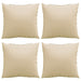 Perne de canapea, 4 buc., bej, 40x40 cm, textil - WALTI WALTI