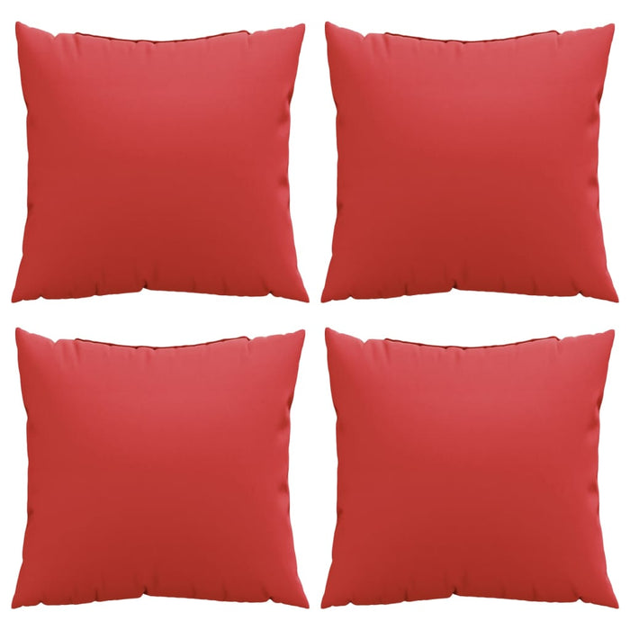 Perne de canapea, 4 buc., roșu, 40x40 cm, textil - WALTI WALTI