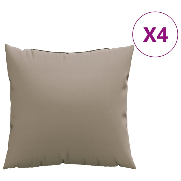 Perne de canapea, 4 buc., taupe, 40x40 cm, textil - WALTI WALTI