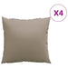 Perne de canapea, 4 buc., taupe, 40x40 cm, textil - WALTI WALTI