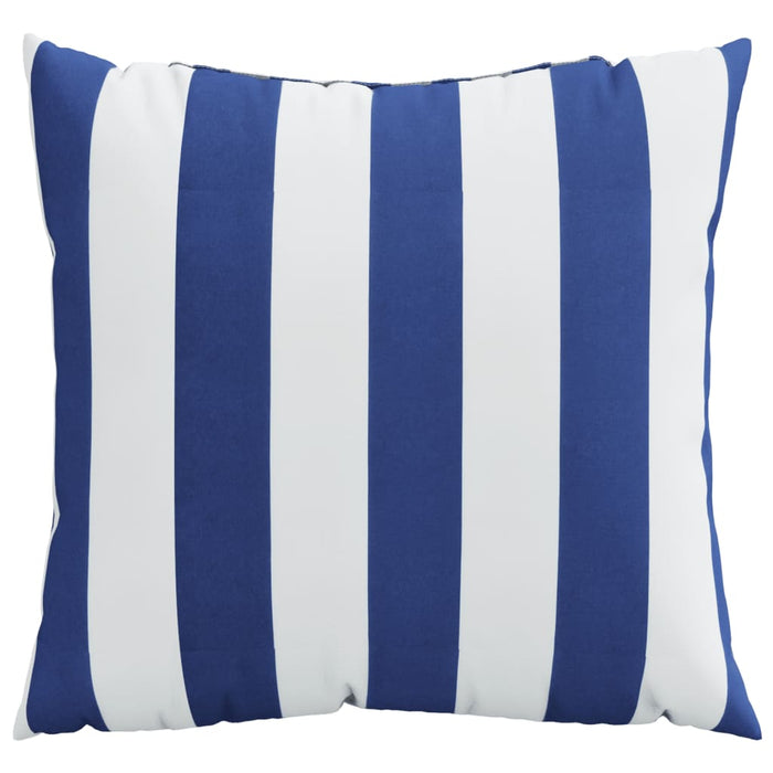 Perne decorative, 4 buc., albastru și alb, 40x40 cm, textil WALTI