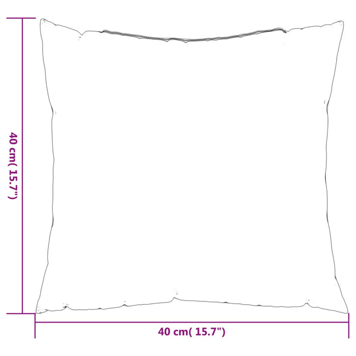 Perne decorative, 4 buc., albastru și alb, 40x40 cm, textil WALTI