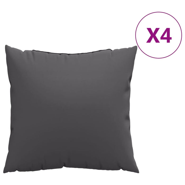 Perne de canapea, 4 buc., antracit, 50x50 cm, textil - WALTI WALTI