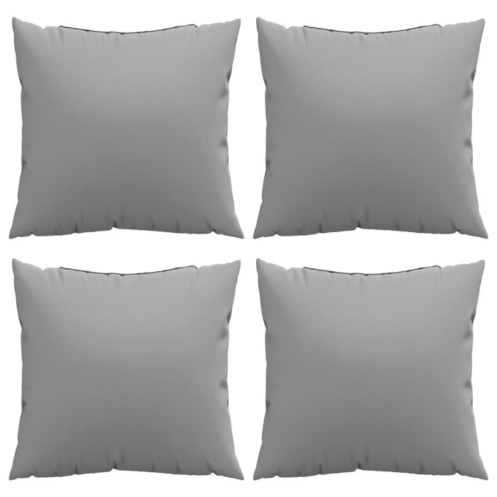 Perne de canapea, 4 buc., gri, 50x50 cm, textil - WALTI WALTI