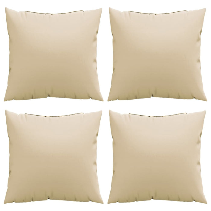 Perne de canapea, 4 buc., beige, 50x50 cm, textil - WALTI WALTI