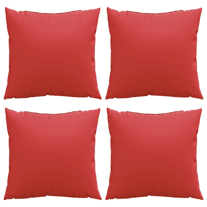 Perne de canapea, 4 buc., roșu, 50x50 cm, textil - WALTI WALTI