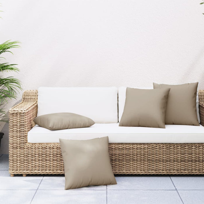 Perne de canapea, 4 buc., taupe, 50x50 cm, textil - WALTI WALTI