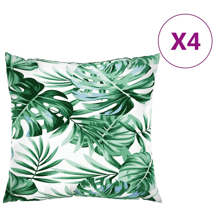 Perne de canapea, 4 buc., model frunze, 50x50 cm, textil - WALTI WALTI