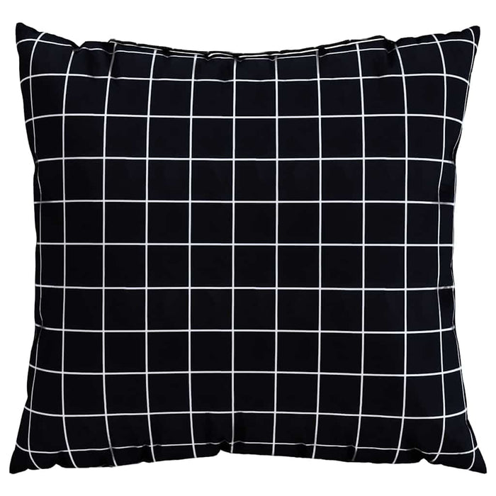 Perne decorative În carouri 4 pcs Carouri Negre 50 x 50 cm - WALTI WALTI