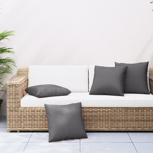 Perne de canapea, 4 buc., antracit, 60x60 cm, textil - WALTI WALTI