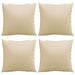Perne de canapea, 4 buc., beige, 60x60 cm, textil - WALTI WALTI