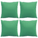 Perne de canapea, 4 buc., verde, 60x60 cm, textil - WALTI WALTI