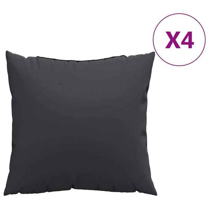 Perne de canapea, 4 buc., negru, 60x60 cm, textil - WALTI WALTI