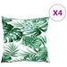 Perne de canapea, 4 buc., model frunze, 60x60 cm, textil - WALTI WALTI