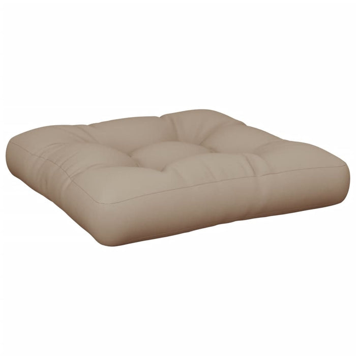Pernă de paleți, gri taupe, 50x50x12 cm, material textil WALTI