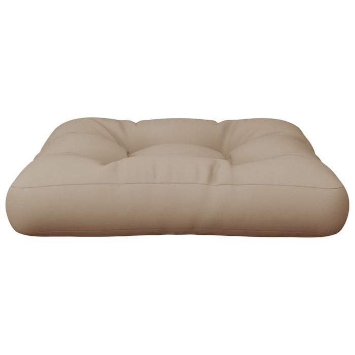 Pernă de paleți, gri taupe, 50x50x12 cm, material textil WALTI