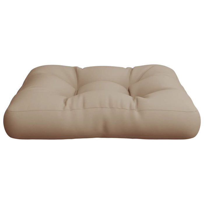 Pernă de paleți, gri taupe, 50x50x12 cm, material textil WALTI