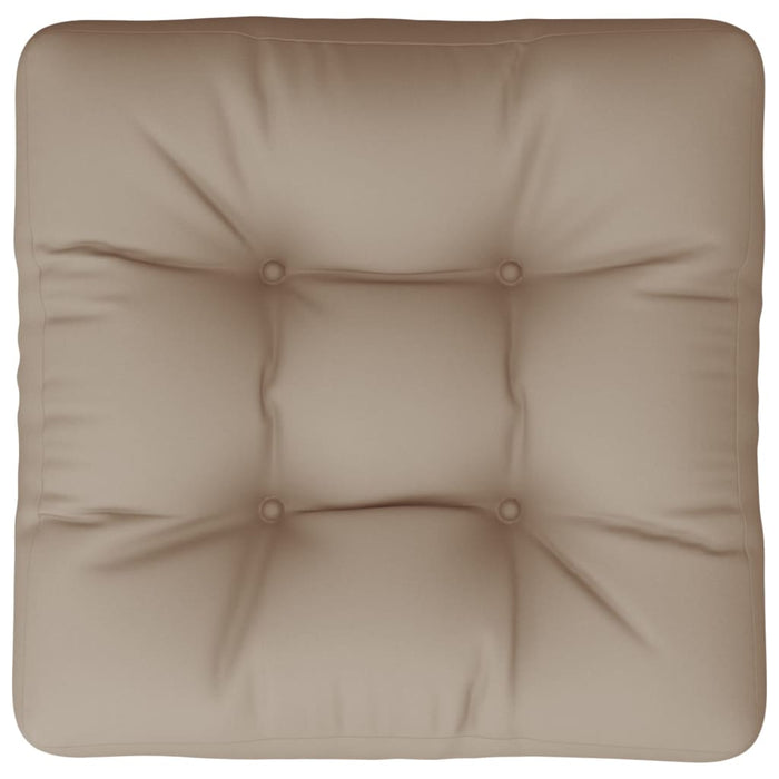 Pernă de paleți, gri taupe, 50x50x12 cm, material textil WALTI