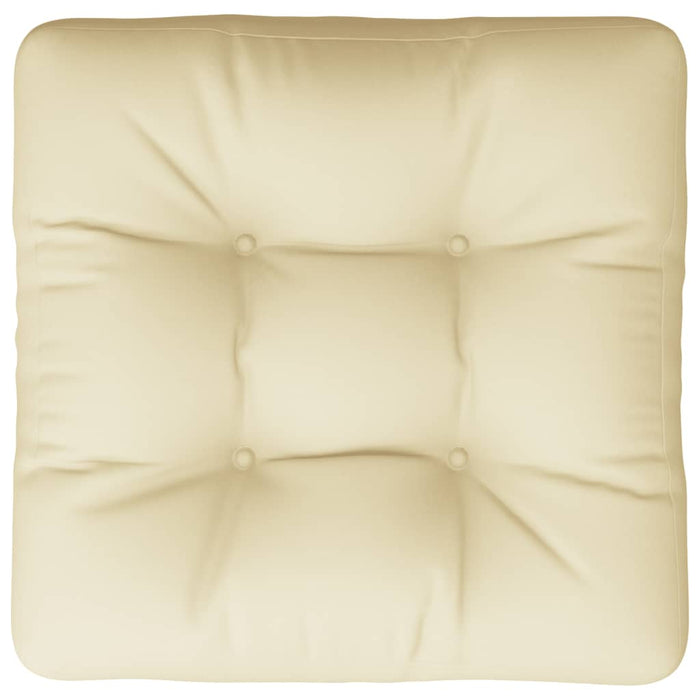 Pernă de paleți, crem, 60x60x12 cm, material textil - WALTI WALTI