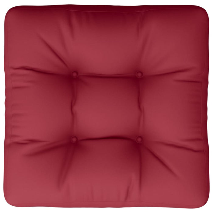 Pernă de paleți, roșu vin, 60x60x12 cm, material textil - WALTI WALTI