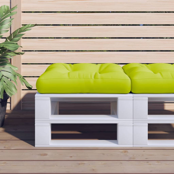 Pernă de paleți, verde, 60x60x12 cm, material textil - WALTI WALTI