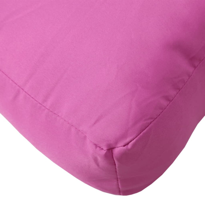 Pernă de paleți, roz, 60x60x12 cm, textil WALTI