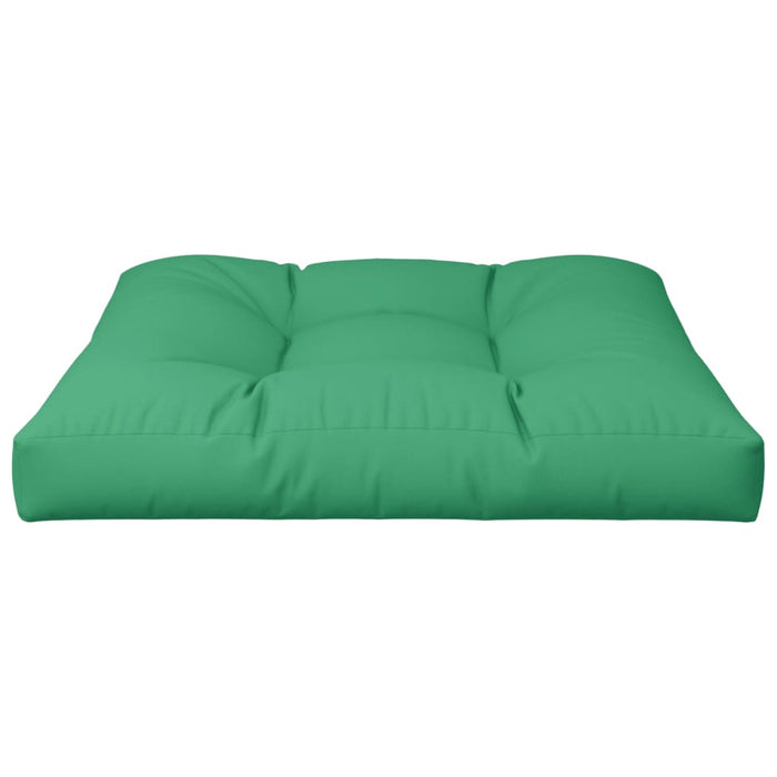Pernă pentru paleți, verde, 70x70x12 cm, material textil WALTI