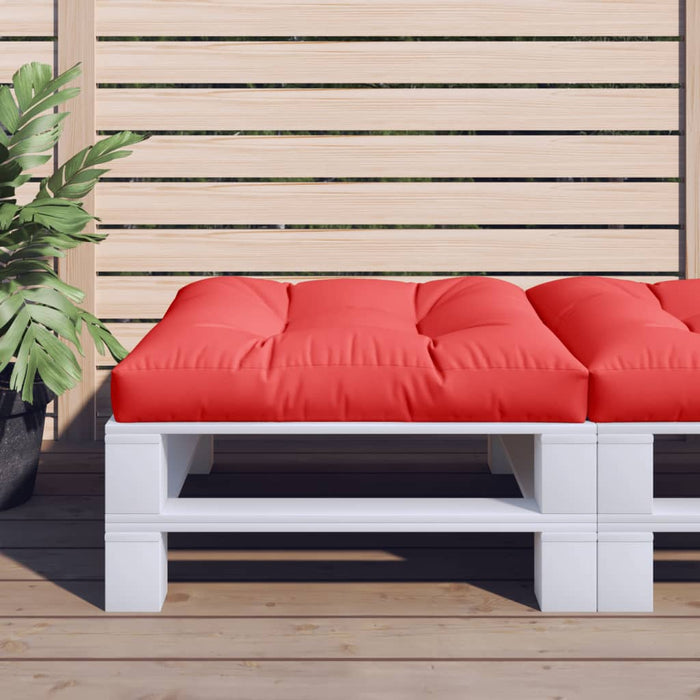 Pernă pentru paleți, roșu, 70x70x12 cm, material textil - WALTI WALTI
