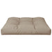 Pernă pentru paleți, gri taupe, 70x70x12 cm, material textil - WALTI WALTI