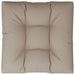 Pernă pentru paleți, gri taupe, 70x70x12 cm, material textil - WALTI WALTI