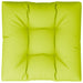 Pernă pentru paleți, verde, 70x70x12 cm, material textil - WALTI WALTI