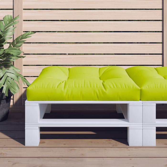 Pernă pentru paleți, verde, 70x70x12 cm, material textil - WALTI WALTI