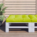 Pernă pentru paleți, verde, 70x70x12 cm, material textil - WALTI WALTI