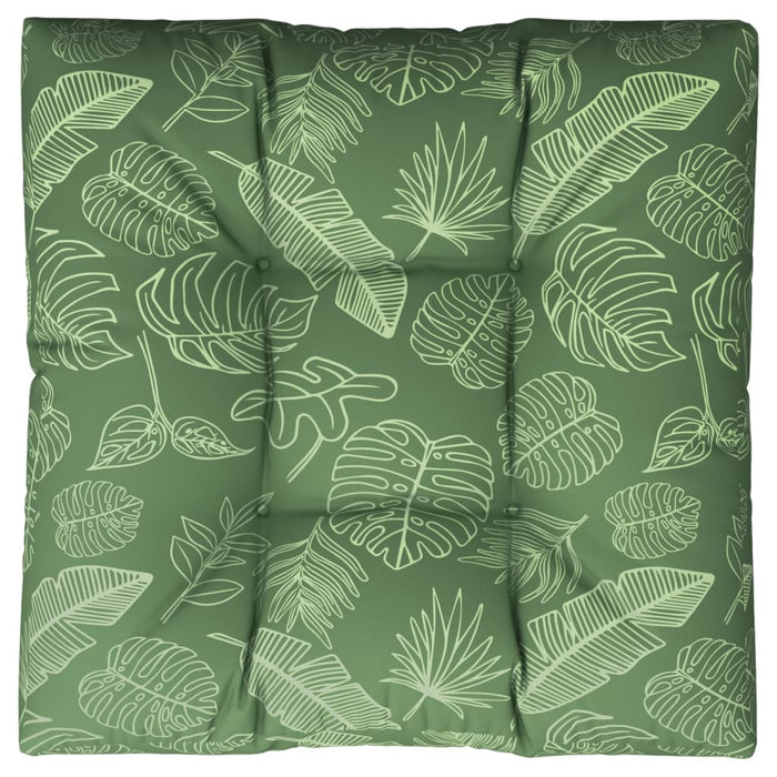 Pernă de paleți, 70x40x12 cm, textil, model frunze - WALTI WALTI