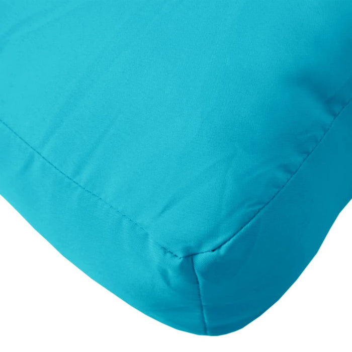 Pernă de paleți, turcoaz, 70x70x12 cm, textil - WALTI WALTI