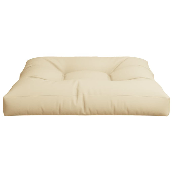 Pernă pentru paleți, bej, 80x80x12 cm, material textil - WALTI WALTI