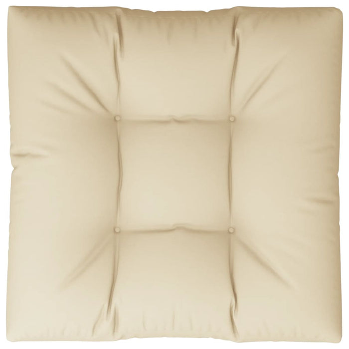 Pernă pentru paleți, bej, 80x80x12 cm, material textil - WALTI WALTI