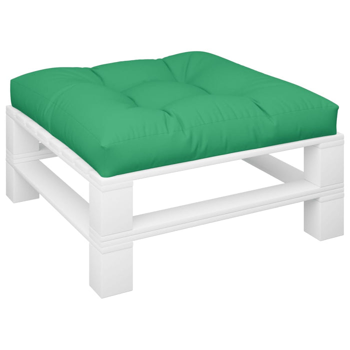 Pernă pentru paleți, verde, 80x80x12 cm, material textil - WALTI WALTI