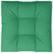 Pernă pentru paleți, verde, 80x80x12 cm, material textil - WALTI WALTI