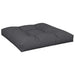 Pernă pentru paleți, negru, 80x80x12 cm, material textil - WALTI WALTI