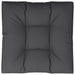 Pernă pentru paleți, negru, 80x80x12 cm, material textil - WALTI WALTI