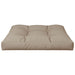 Pernă pentru paleți, gri taupe, 80x80x12 cm, material textil - WALTI WALTI