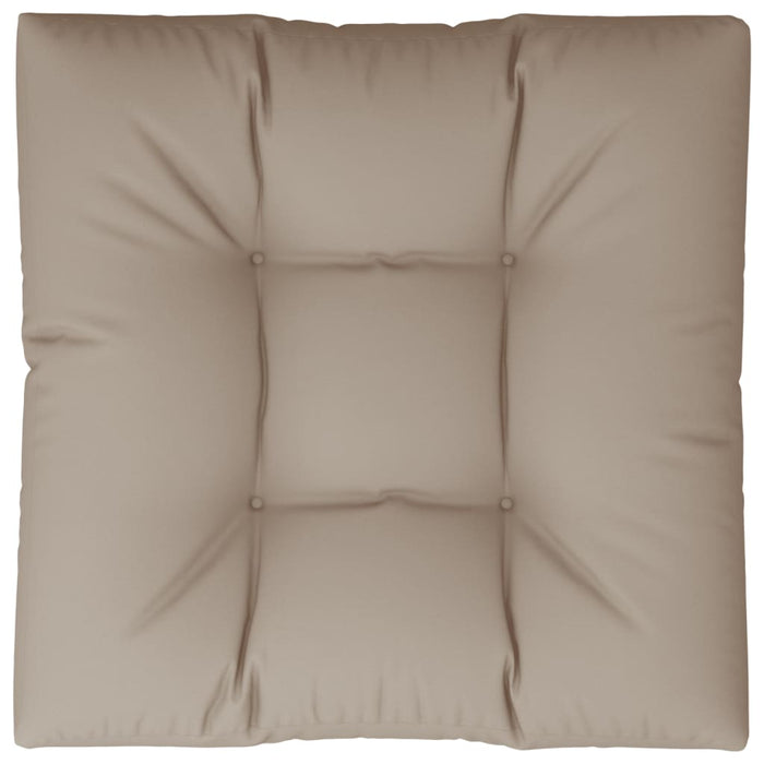 Pernă pentru paleți, gri taupe, 80x80x12 cm, material textil - WALTI WALTI