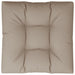 Pernă pentru paleți, gri taupe, 80x80x12 cm, material textil - WALTI WALTI
