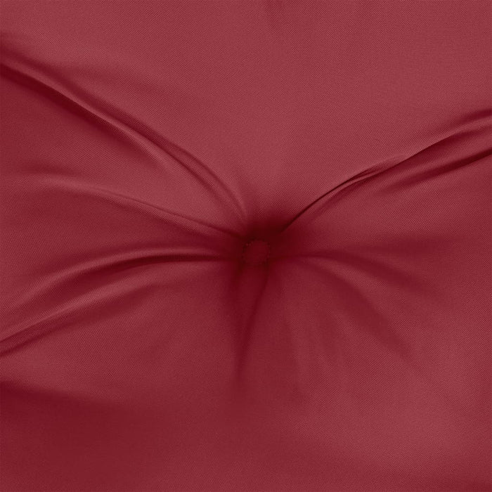 Pernă pentru paleți, roșu vin, 80x80x12 cm, material textil - WALTI WALTI