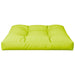 Pernă de paleți, verde aprins, 80x80x12 cm, material textil - WALTI WALTI