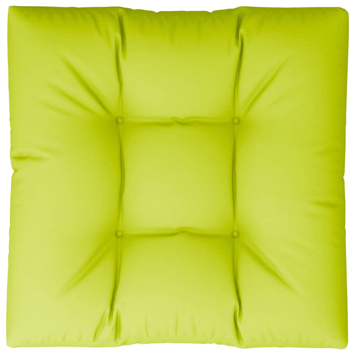 Pernă de paleți, verde aprins, 80x80x12 cm, material textil - WALTI WALTI